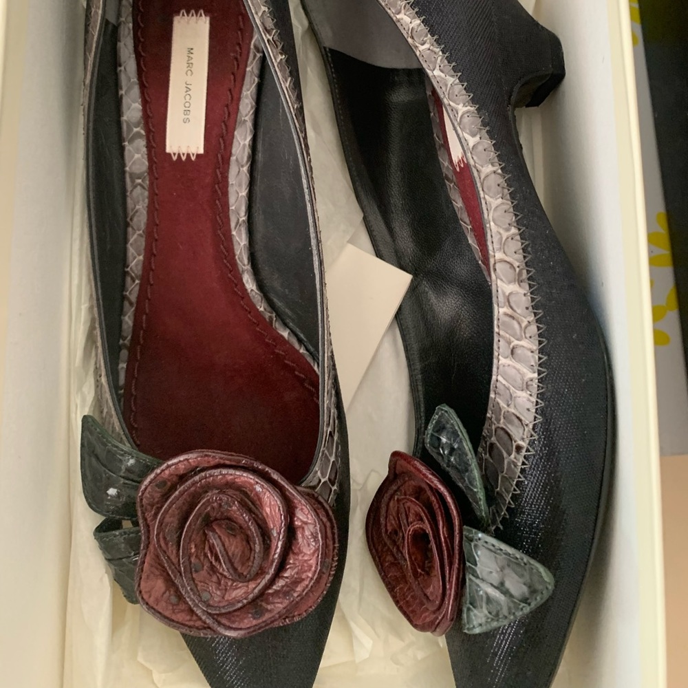 Marc jacobs floral shoes